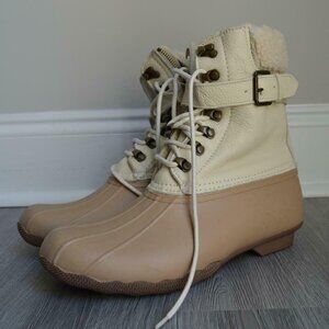 ! J.Crew Sperry Shearwater Buckle Boots e2598